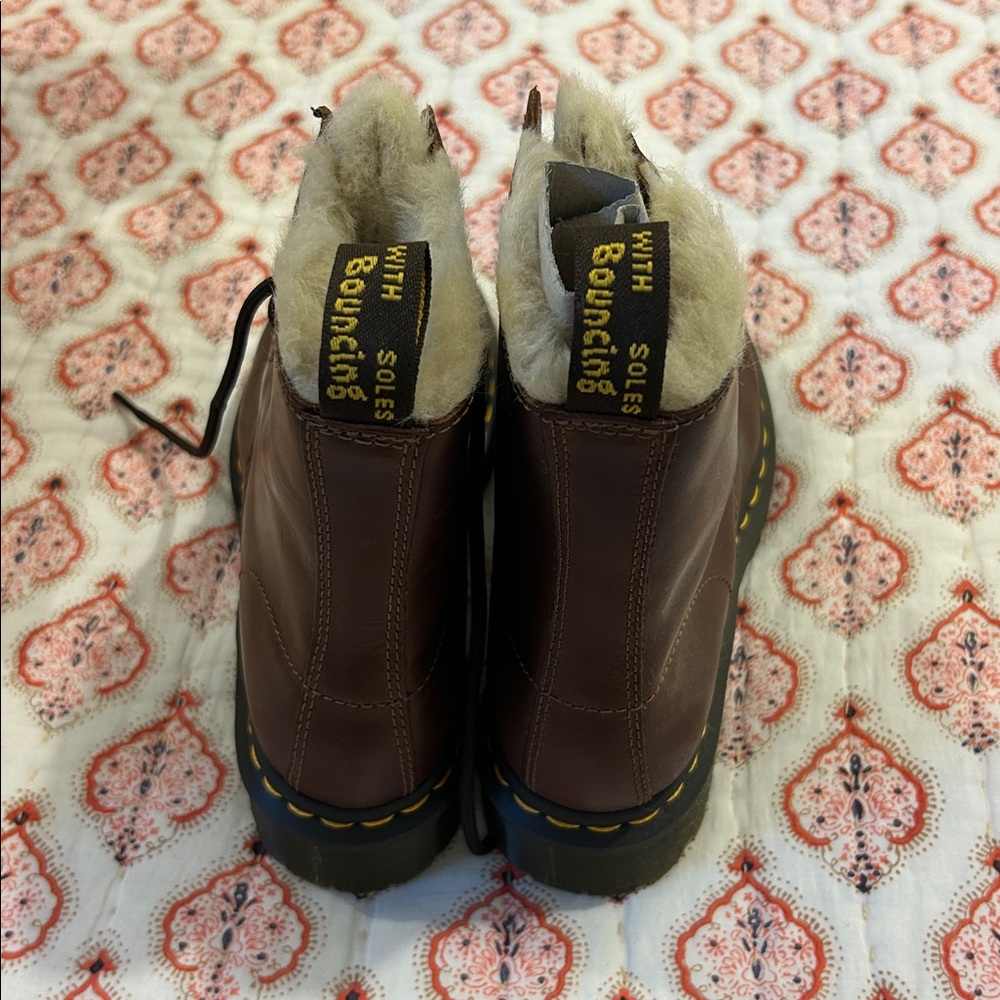 Dr. Martens Dark Brown Women’s Boots - Picture 5 of 8